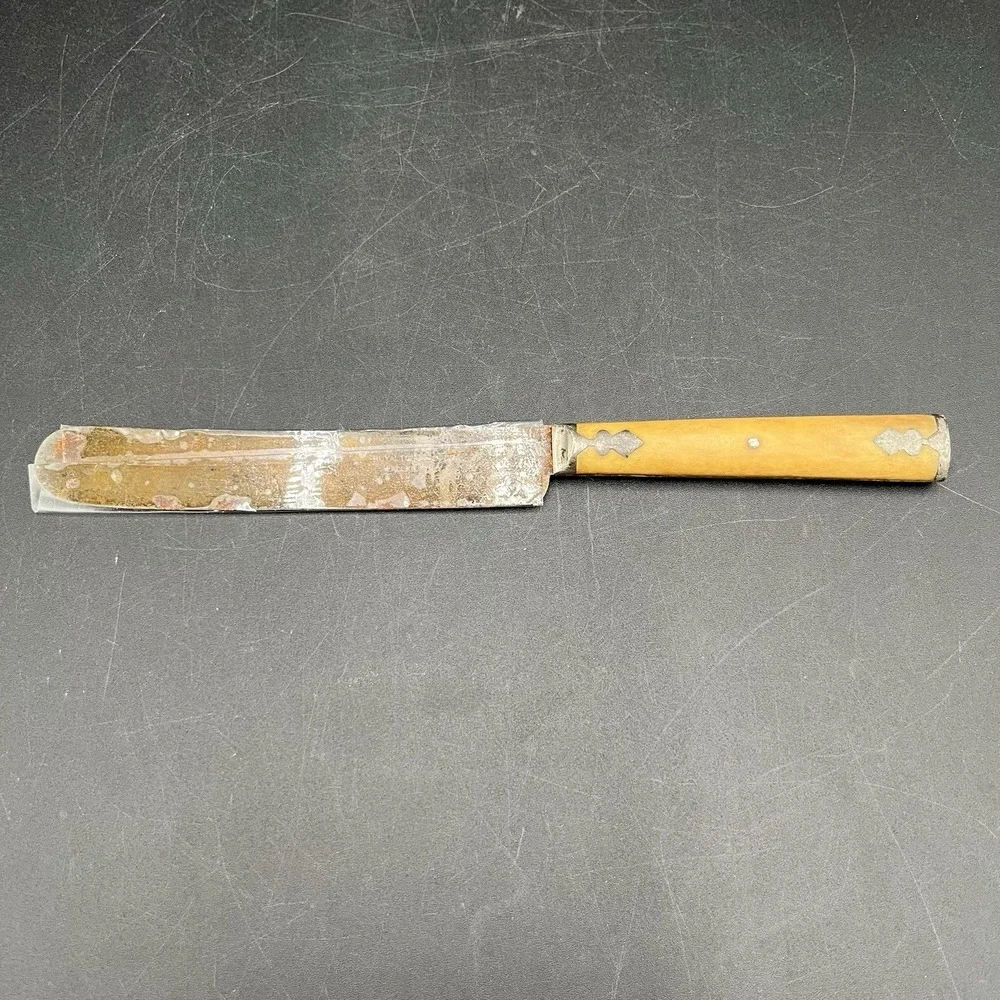 Set Of 4 Antique Bone Handle Knives 5